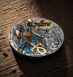 Pièce de monnaie en Argent 5 Dollars g 62.2 (2 oz) Millésime 2025 Echoes of Egypt THOTH