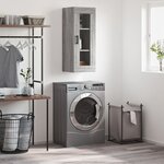 vidaXL Armoire murale sonoma gris 34 5x34x90 cm