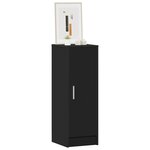 vidaXL Armoire à chaussures Noir 32x35x92 cm Bois d’ingénierie