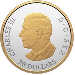 Pièce de monnaie en Argent 20 Dollars g 31.39 Millésime 2025 Animal Portraits ELK