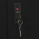 vidaXL Armoire de bureau et porte coulissante Anthracite 90x40x180 cm