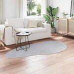 vidaXL Tapis HUARTE Gris 100 x 200 cm Polyester