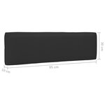 Vidaxl canapé d'angle palette de jardin bois de pin imprégné de blanc