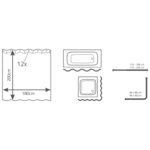 RIDDER Rideau de douche Textile Chats