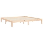 vidaXL Cadre de lit sans matelas 160x200 cm bois massif de pin