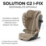Siège auto Gold Solution G2 I-FIX 3-12 ans - Groupe 2/3 - 100-150 cm Fog Grey - gris clair