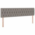vidaXL Lit avec rangement et matelas avec matelas Taupe 180 x 200 cm
