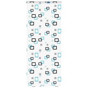 vidaXL Store enrouleur de douche avec cassette largeur du tissu 86 cm