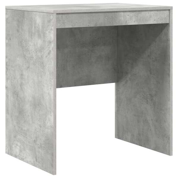 vidaXL Bureau d'écriture Gris béton MDF effet béton 70 x 50 x 76 cm