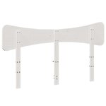 vidaXL Tête de lit blanc 160 cm bois massif de pin