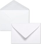 Lot 5 cartes "invitation" champagne bulles avec 5 enveloppes blanches 9x14cm