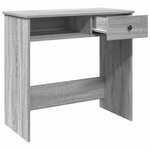 vidaXL Bureau sonoma gris 80x40x75 cm bois d'ingénierie