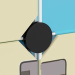 vidaXL Armoire de rangement pour enfants avec 8 cubes Bleu PP