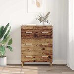 vidaXL Buffet Bois ancien 69 5 x 34 x 90 cm Bois d'ingénierie