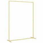 vidaXL Arche de mariage Doré 150 x 49 5 x 200 cm Acier
