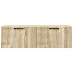 vidaXL Meuble TV mural Chêne Sonoma 98 x 31 x 30 cm Bois d'ingénierie