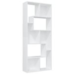 vidaXL Bibliothèque Blanc 67x24x161 cm Bois d'ingénierie