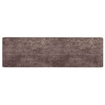 vidaXL Coureur de Tapis MARSA Gris 80 x 350 cm Polyester et PVC