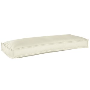 vidaXL Coussin pour banc de palette Crème 100 x 40 x 8 cm Tissu Oxford