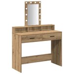 vidaXL Table de Toilette Marron 100 x 41 x 140 cm Bois d'ingénierie