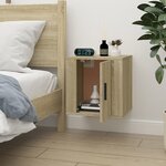 vidaXL Meuble TV mural Chêne sonoma 40x34 5x40 cm