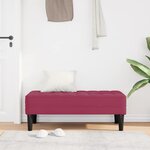 vidaXL banc Bordeaux 113 x 57 x 39 cm Velours