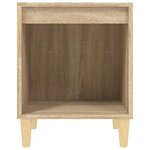 vidaXL Tables de chevet 2 Pièces Chêne sonoma 40x35x50 cm