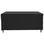 vidaXL Housse de salon de jardin noir 250x210x90 cm imperméable 420D