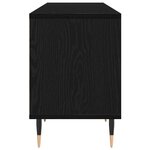 vidaXL Meuble TV Chêne noir 150x30x44 5 cm Bois d'ingénierie