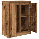 vidaXL Buffet vieux bois 57x34x76 cm bois d'ingénierie
