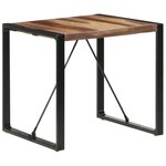 vidaXL Table à manger 80x80x75 cm bois massif