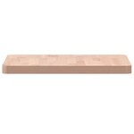 vidaXL Dessus de table 40x40x2 5 cm carré bois massif de hêtre