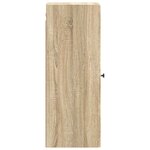 vidaXL Armoire Murale Chêne Sonoma 33 x 34 5 x 90 cm Bois d'ingénierie
