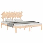 vidaXL Cadre de lit sans matelas 160x200 cm bois massif de pin