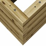 vidaXL Jardinière 90x40x68 5 cm bois de pin imprégné
