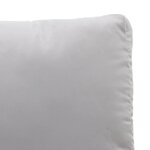 vidaXL Mobilier de jardin avec coussin Noir 180 x 72.5 x 71 cm Acier