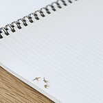 Carnet spirale et lignes - Botanique