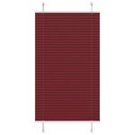 vidaXL Store plissé rouge bordeaux 80x150 cm largeur du tissu 79 4 cm
