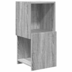 vidaXL Meuble d'angle Gris Sonoma 30 5x30x65cm Bois d'ingénierie