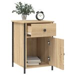vidaXL Table de chevet chêne sonoma 40x42x60 cm bois d'ingénierie