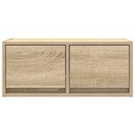 vidaXL Meuble TV chêne sonoma 60x31x25 5 cm bois d'ingénierie