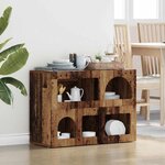 vidaXL Buffet Bois ancien 80 5 x 35 x 59 cm Bois d'ingénierie