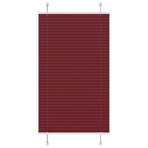 vidaXL Store plissé rouge bordeaux 70x100 cm largeur du tissu 69 4 cm