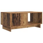 vidaXL Table basse Bois ancien 90 x 50 x 40 cm Bois d'ingénierie