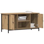 vidaXL Meuble TV chêne artisanal 100 x 40 x 50 cm Bois d'ingénierie