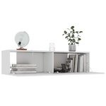 vidaXL Meuble TV Blanc 120x30x30 cm Bois d’ingénierie