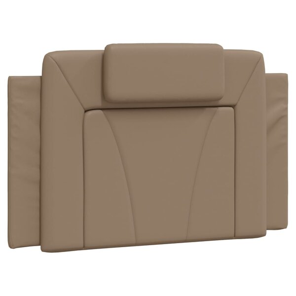 vidaXL Coussin de tête de lit Viana cappuccino 90 cm similicuir