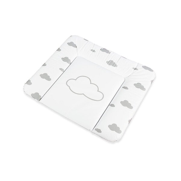 Matelas à langer Komfort plastique design Wölkchen gris