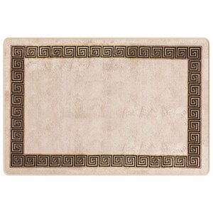 vidaXL Coureur de Tapis MARSA Noir 100 x 150 cm Polyester et PVC