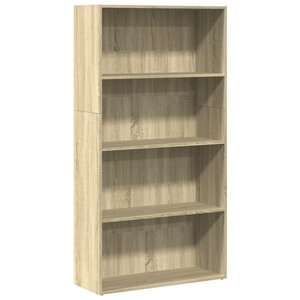 vidaXL Bibliothèque chêne sonoma 80x30x152 cm bois d'ingénierie